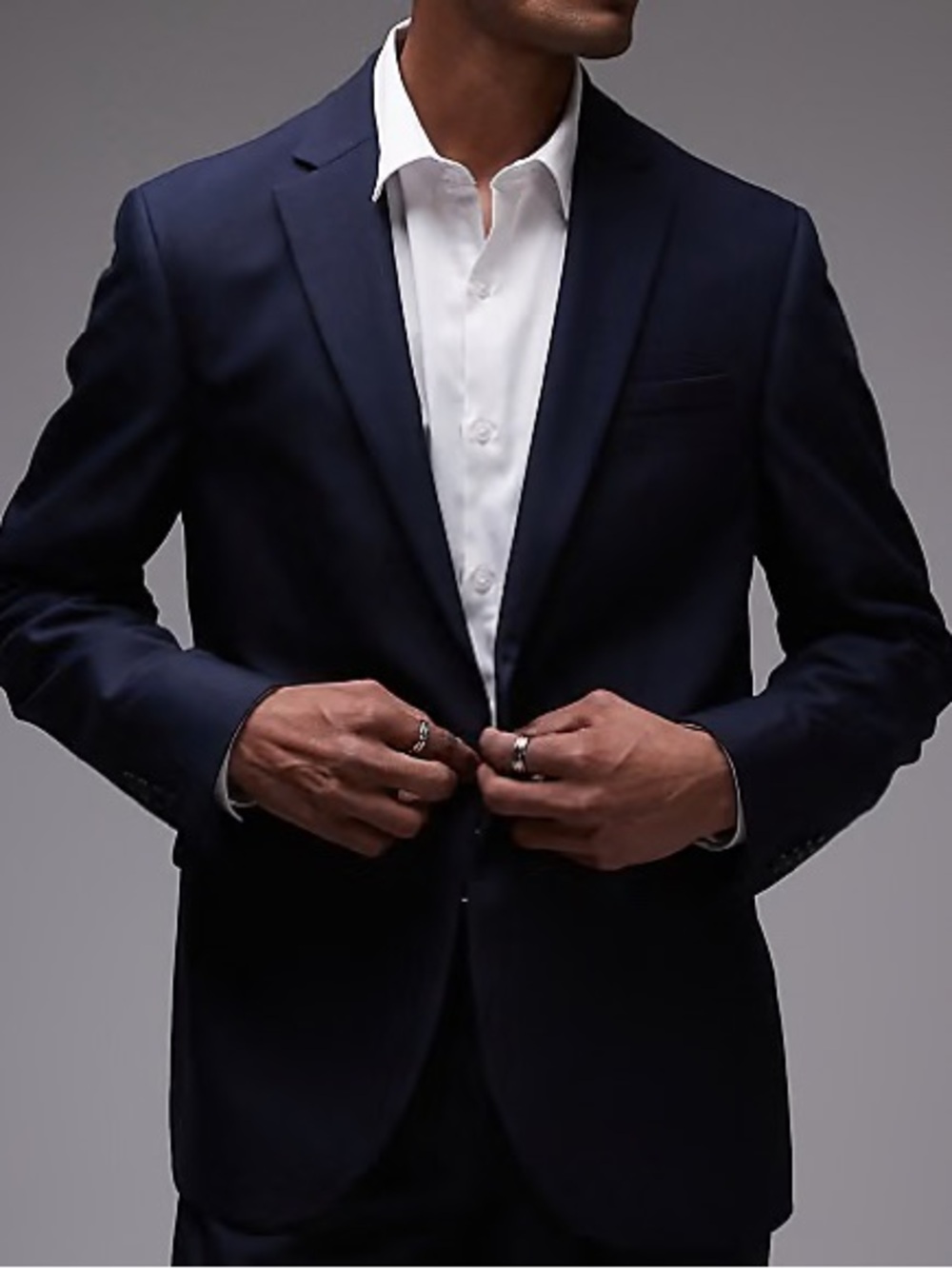 TOPMAN Skinny Fit Blazer Jacket